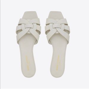Saint Laurent tribute flat sandals mules